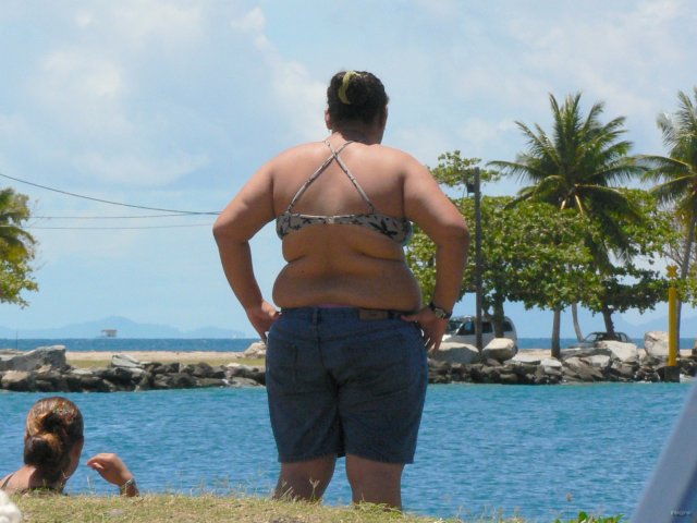 19- Une vahine au bain 